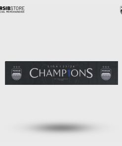 PERSIB TROPHY CHAMP1ONS FLAG BANNER - BLACK